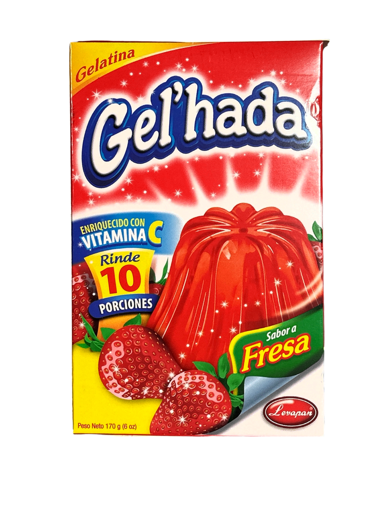 Strawberry Gelatin GEL’HADA 24 x 170 g