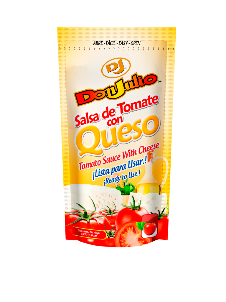 Salsa Tomate c/Queso DON JULIO 48 x 103 g
