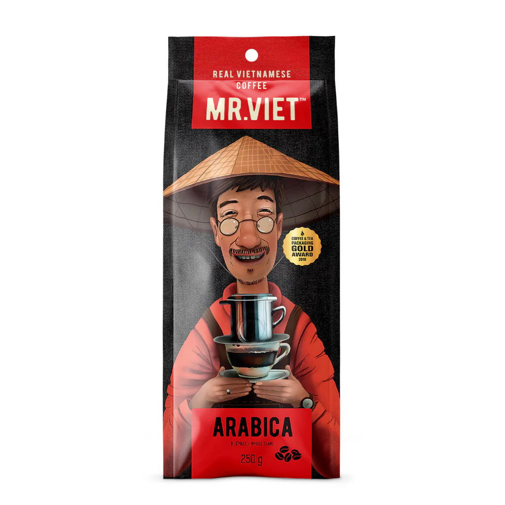 Café en grano arábico Mr. Viet 4x12x250 g