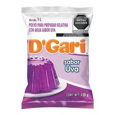 Gelatina Sabor Uva 120 G