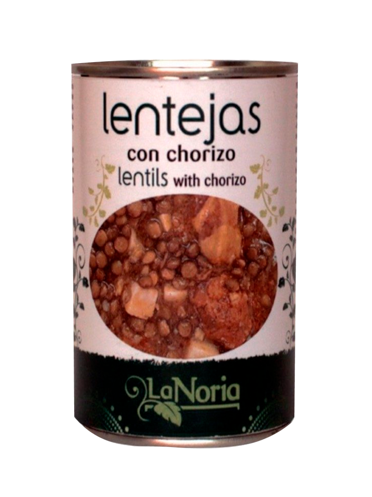  Lentils with Chorizo LA NORIA 12 x 420 g