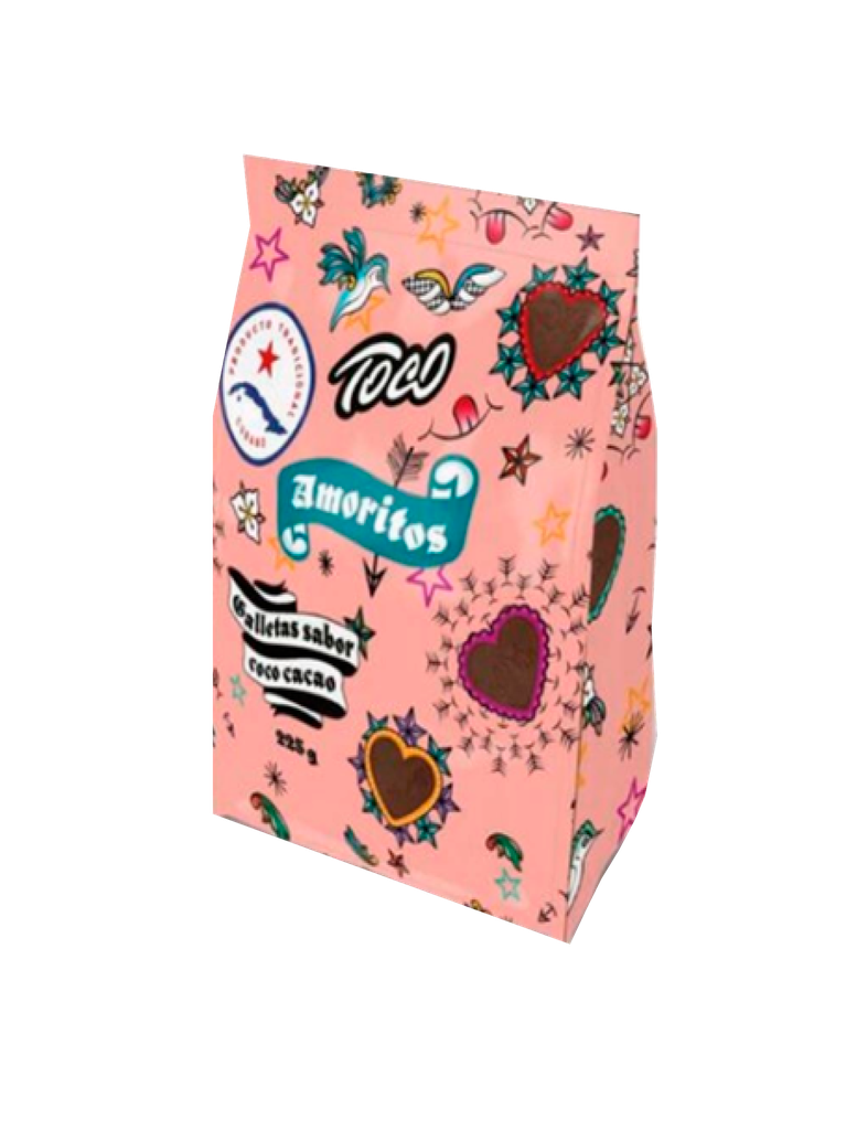 Galleta Sabor Coco - Cacao TOCO 22 x 225 g