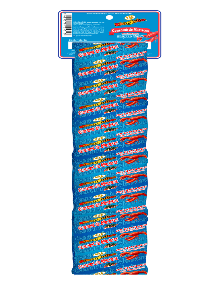 Seafood Consomme DON JULIO 1200 X6 g