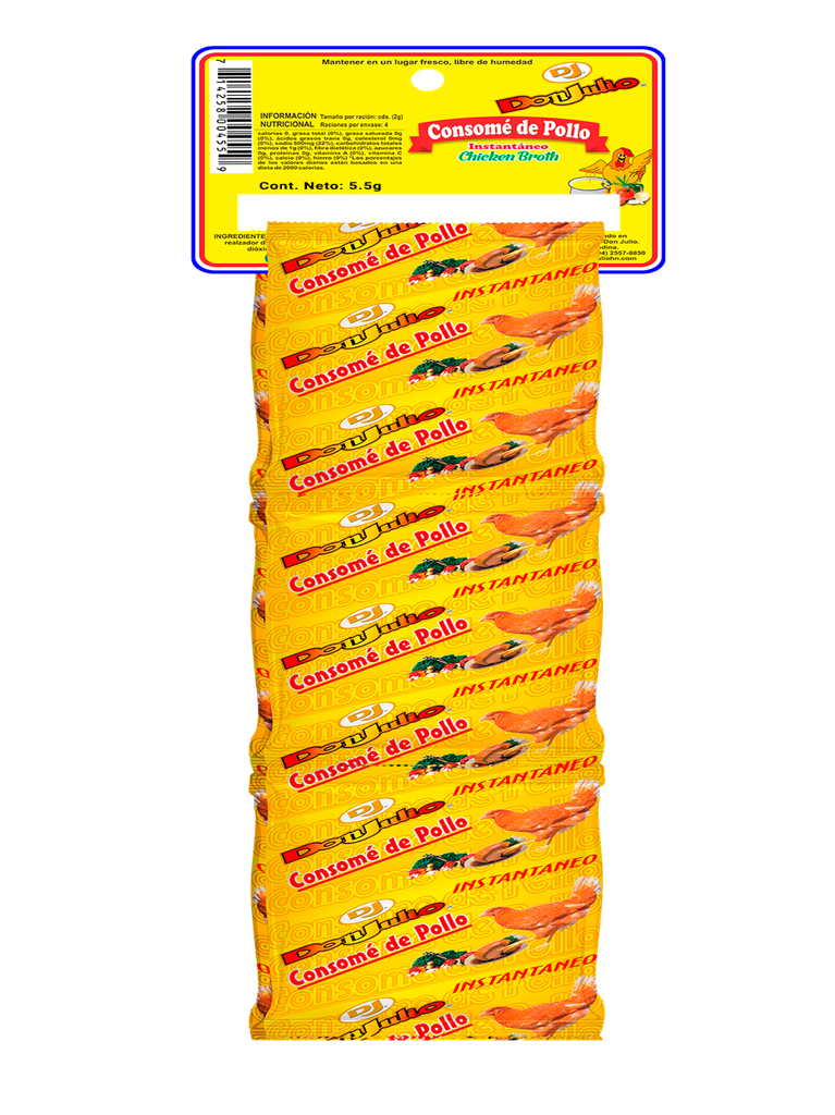 Chicken Consome DON JULIO 120 X 10 X 5.5 g