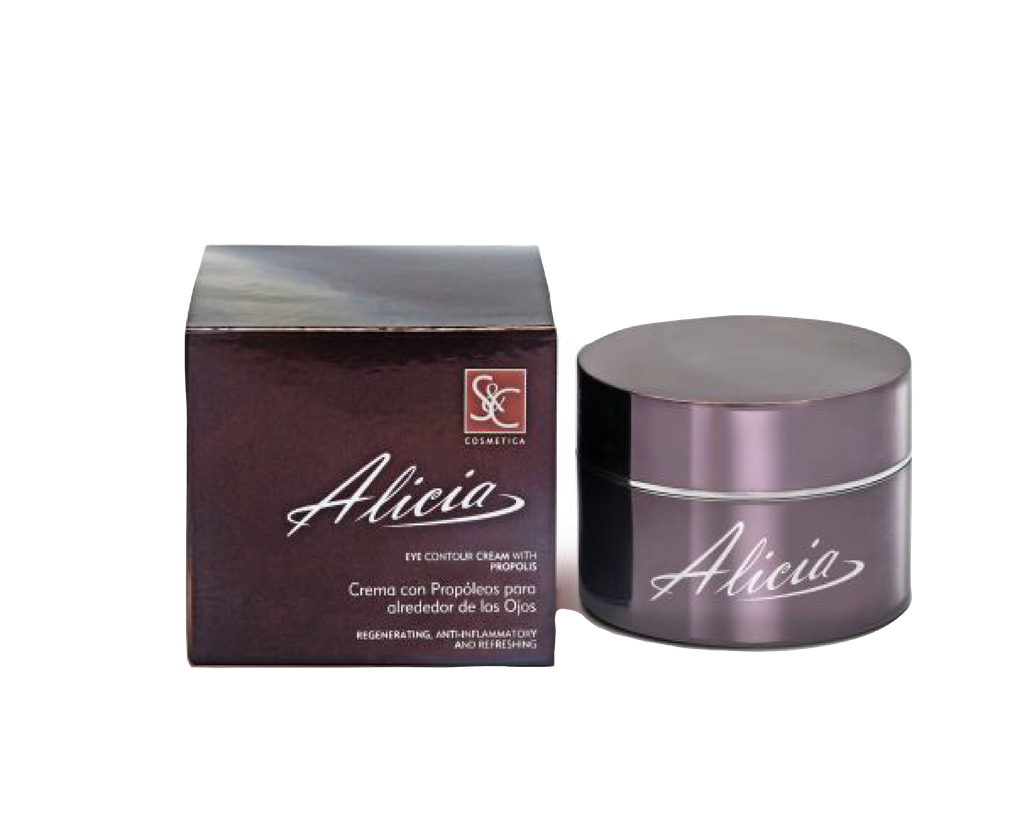 Crema Con Propoleos ALICIA para Alrededor de los Ojos S&C 12 x 50 mL