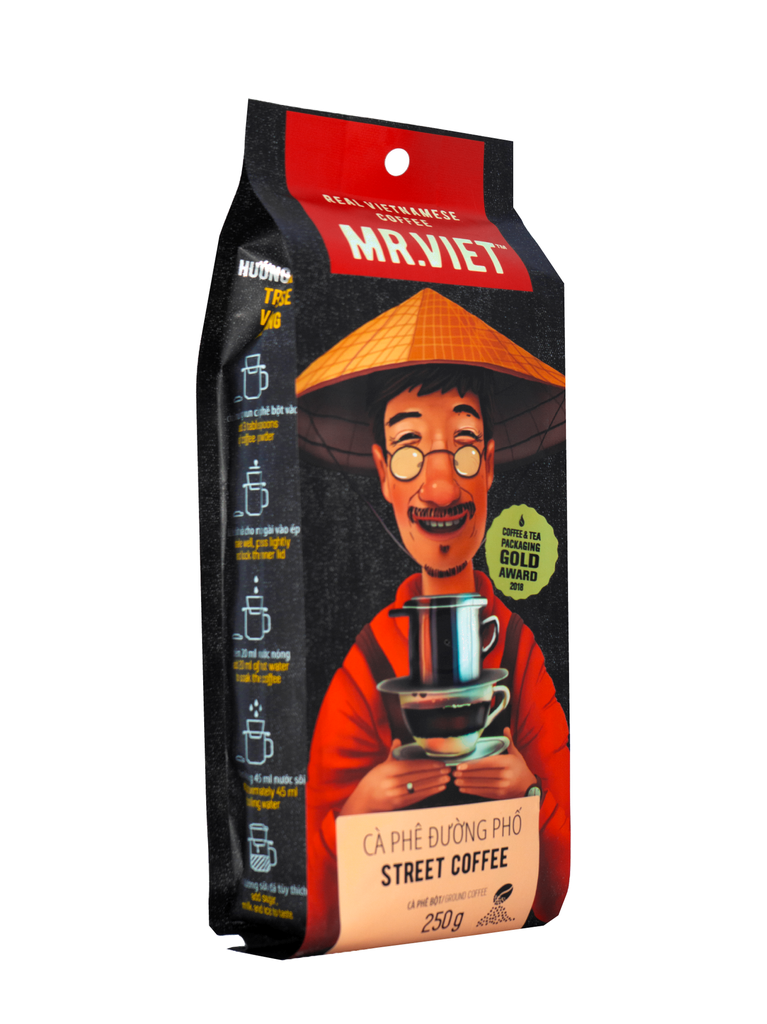 Ground Street Coffee MR. VIET 4 x 12 x 250 g