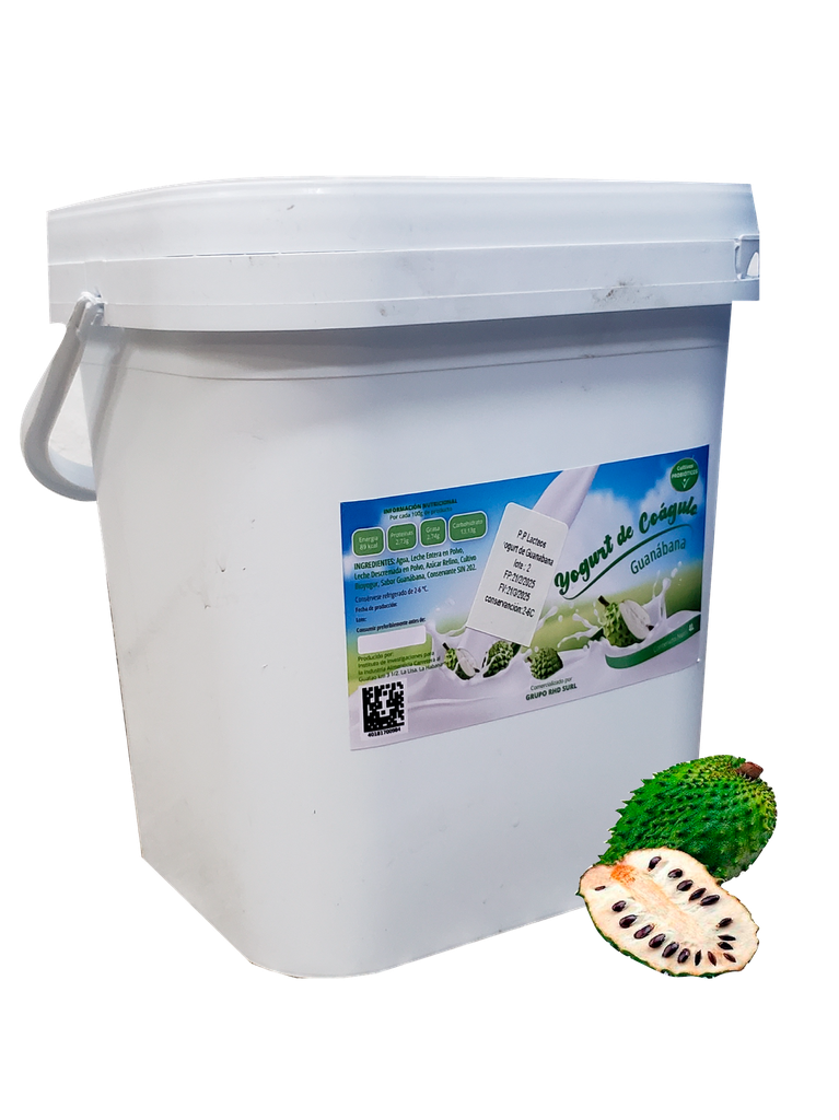 Yogurt Prebiótico Guanábanas RHD 4 L