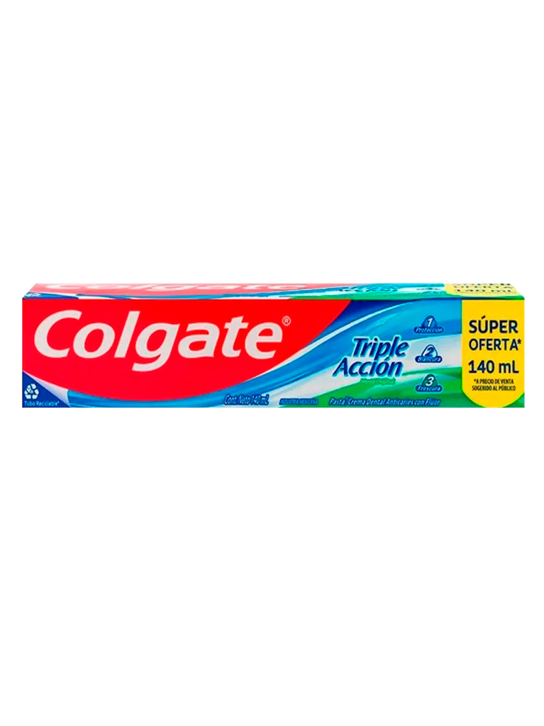 Pasta Dental  Triple Acción COLGATE 72 x 140 mL