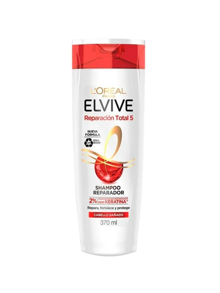  Shampoo Reparación Total 5 ELVIVE 12 x 370 mL