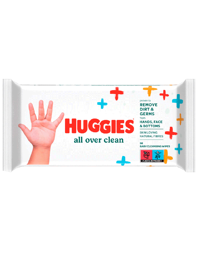 Toallitas Húmedas Para Bebé Aloe y Oatmeal HUGGIES 10 x 56 Uni. 
