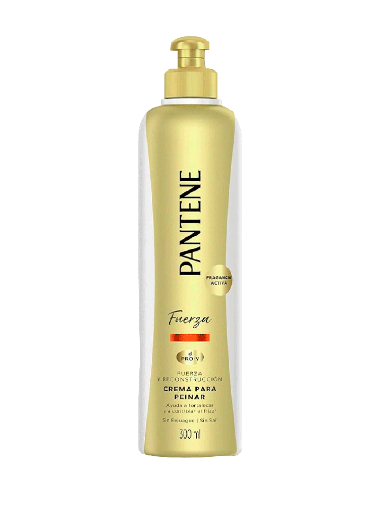 Crema De Peinar Fuerza y Reconstrucción PANTENE 12 x 300 mL