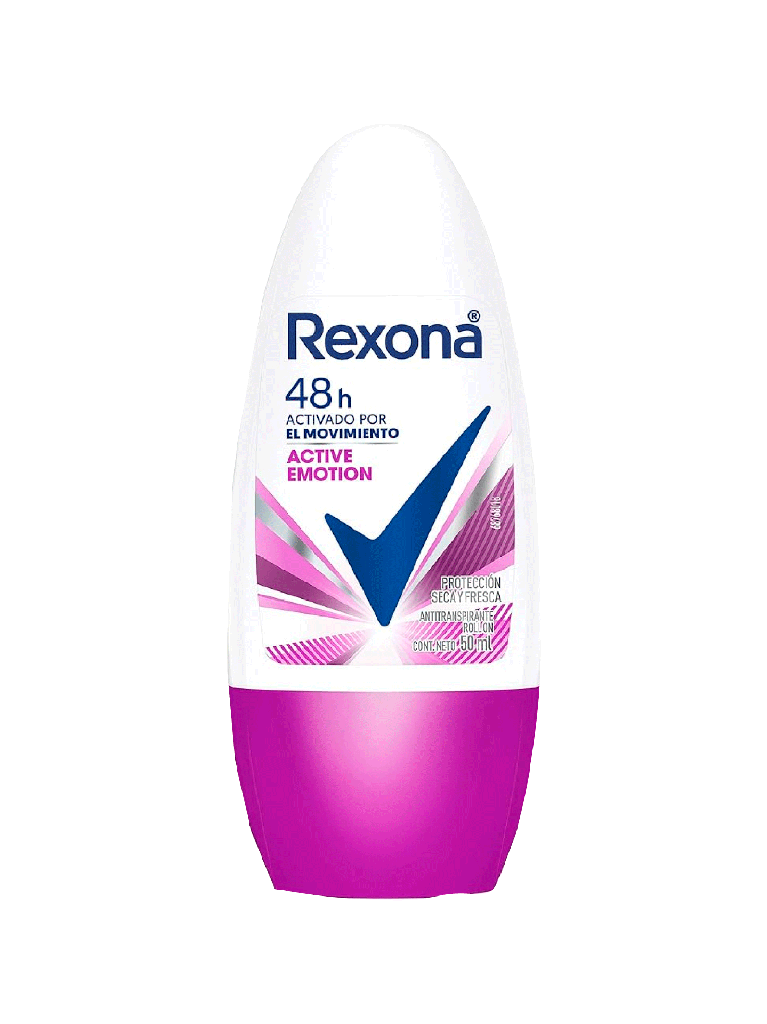 Desodorante Roll on  Active Emotion REXONA 50 mL