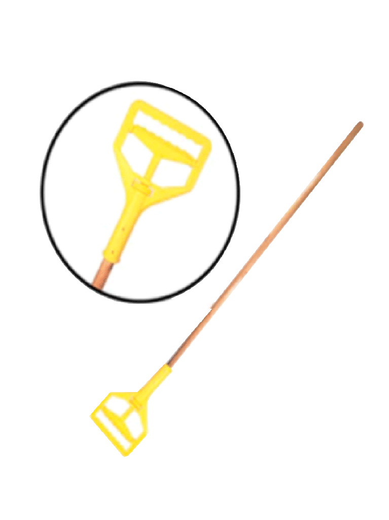 Mangos de Trapeador Madera/Cabeza Plástica MANGOS