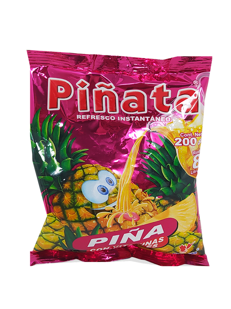 Refresco Sabor Piña  PIÑATA 100 x 200 g