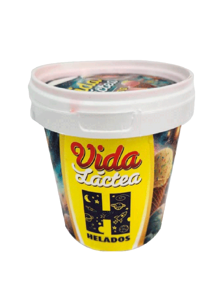 Helado sabor Naranja Piña  VIDA LACTEA 1 x 500 mL