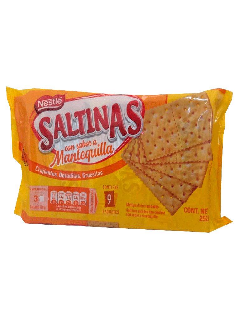 Galletas sabor Mantequilla SALTINAS 24 x 9 x 28 g