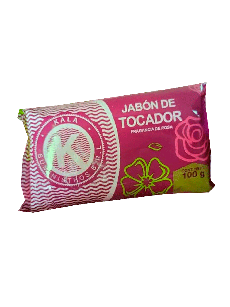 Jabón de Tocador Fragancia Rosa KALA  200 x 100 g