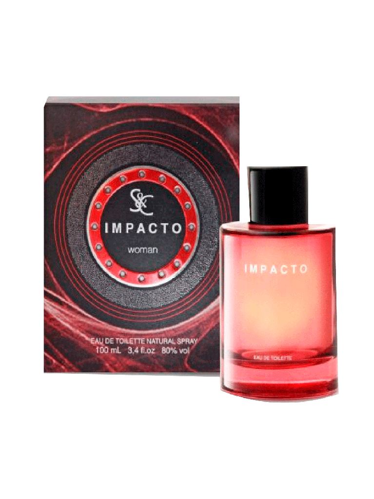 Agua de Colonia de Mujer IMPACTO S&C 6 x 100 mL