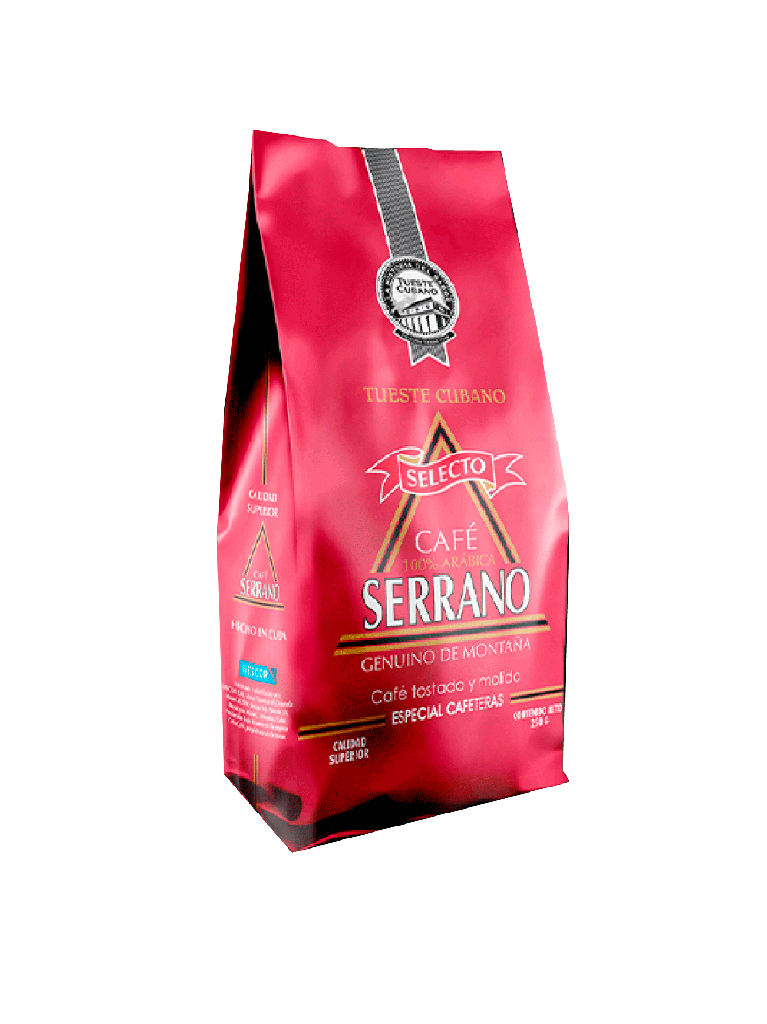 Roasted and Ground Coffee SERRANO 48 x 250 g