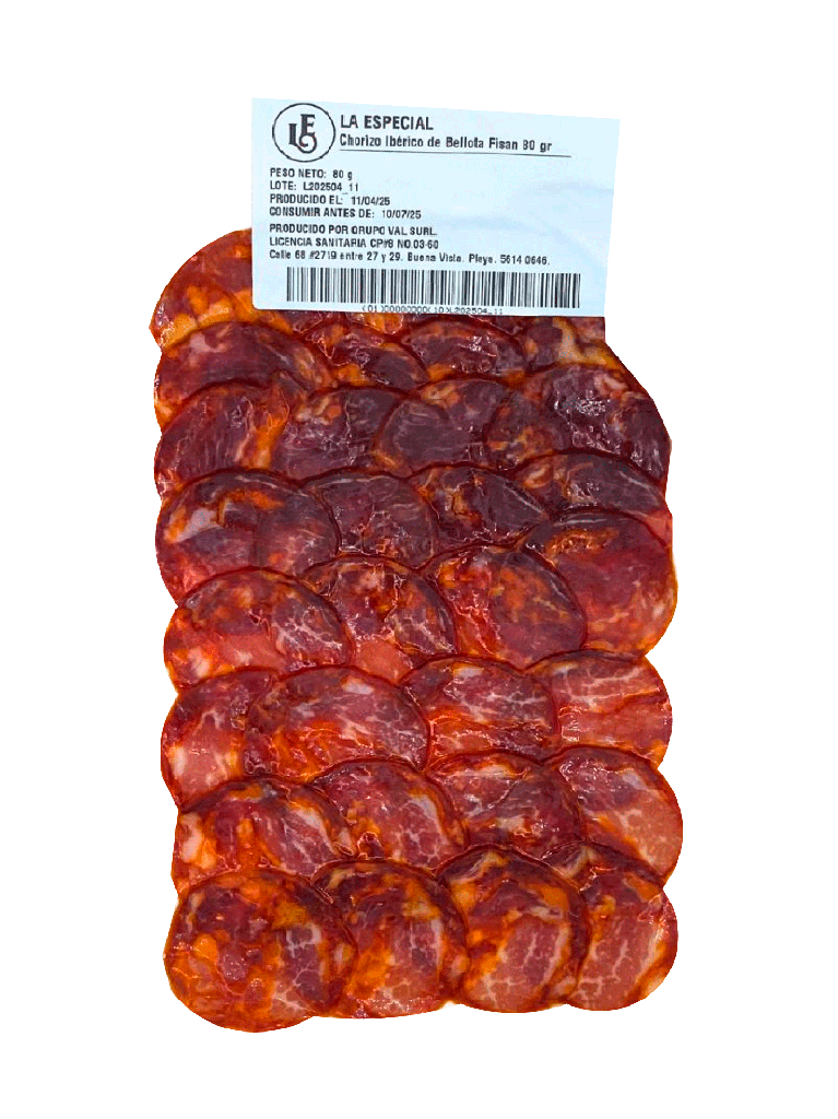 Fisán Iberian Acorn-fed Chorizo ​​LA ESPECIAL 80 g