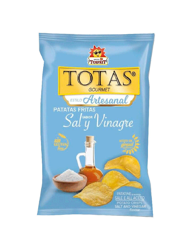 Patatas Fritas sabor Sal y Vinagre TOTAS TOSFRIT 9 x 130 g