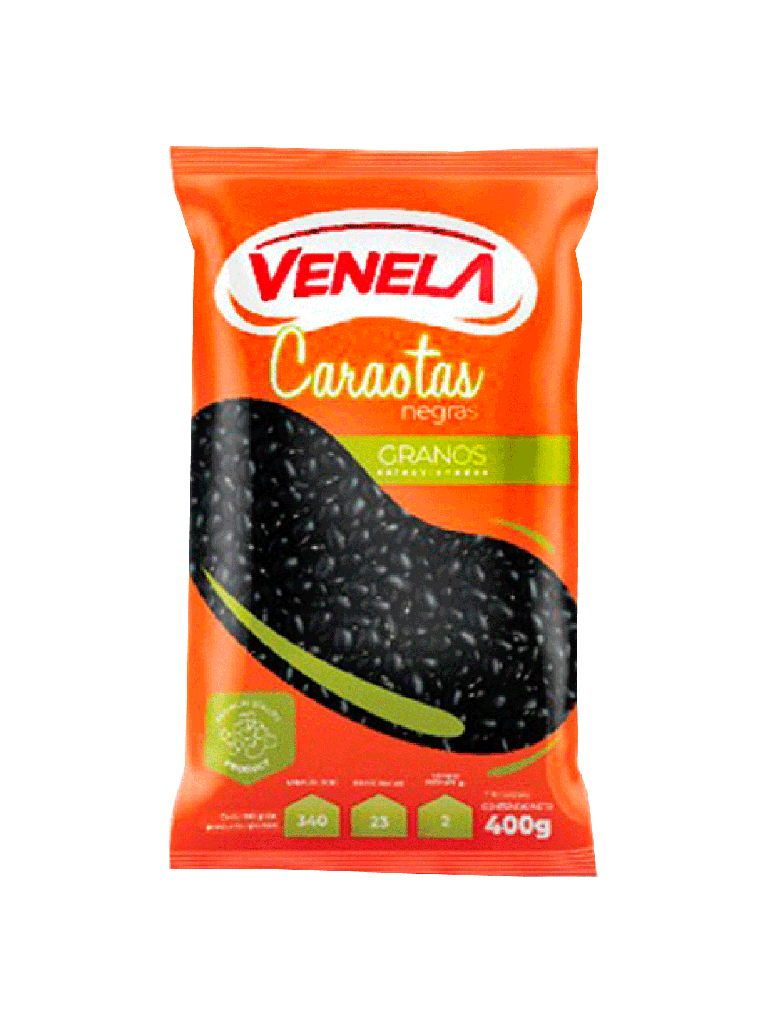 Caraotas Negras VENELA 24 x 400 g