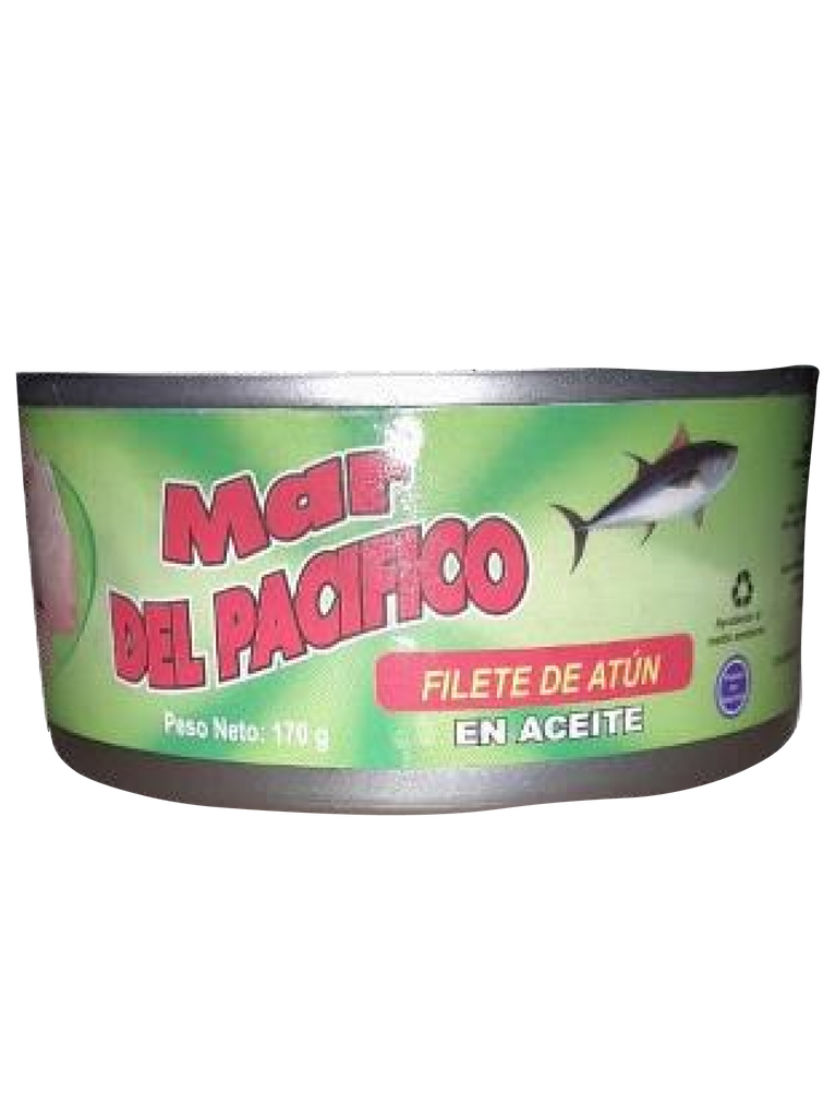 Tuna fillet in vegetable oil 170 Gr can